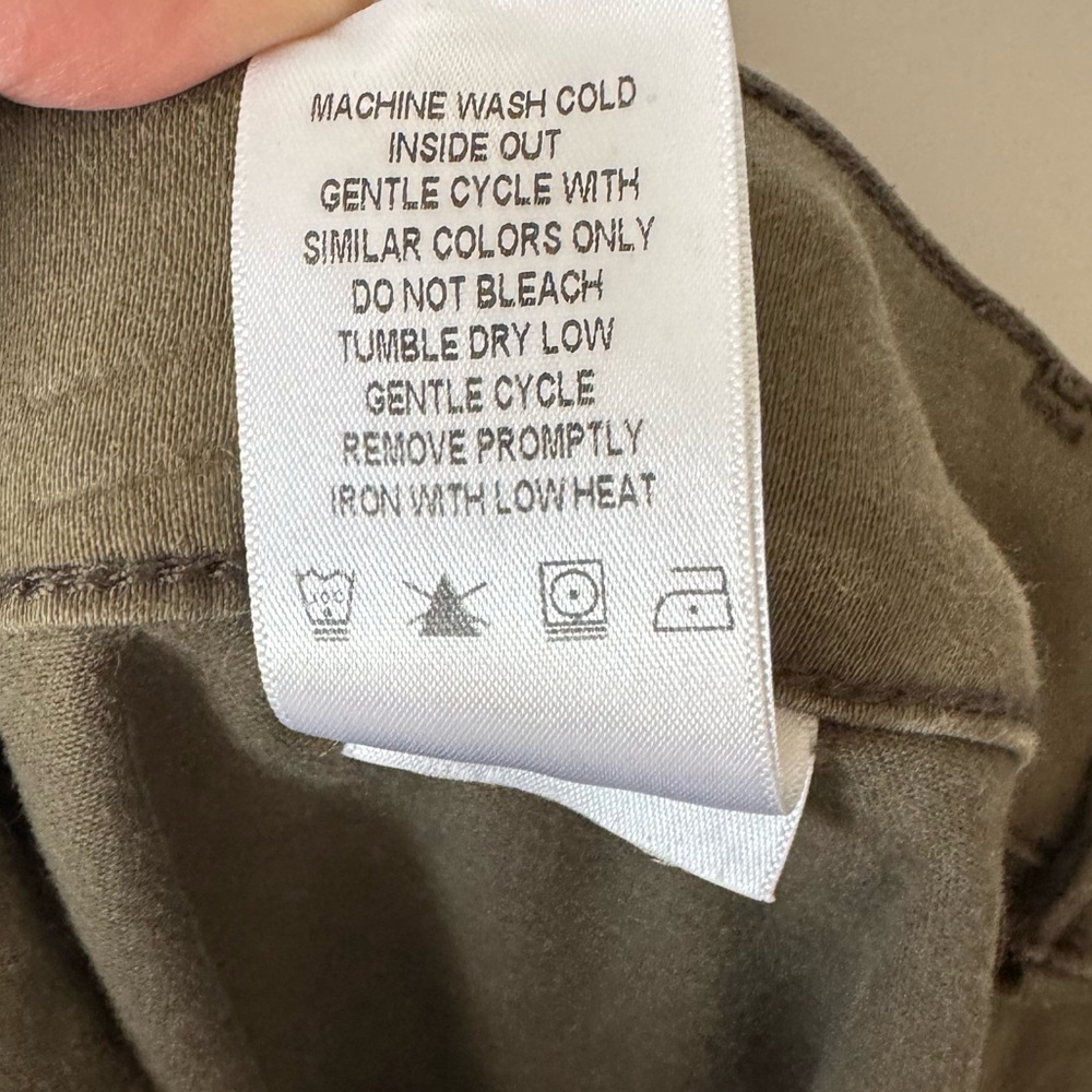 Level 99 Jolie Utility Jogger Pants in Olive Green 30 - Picture 9 of 9